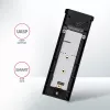 Axagon EEM2-UB2 externe USB-C 10Gbps metalen behuizing voor M.2 NVMe SSD's. Zwart