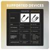 Axagon ADA-HCPD USB-C naar 3,5-mm-jack – Hi-Res-DAC-audioadapter, 384 kHz/32 bit, PD 60 W 3 A