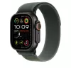 Band Apple 49mm groen Trail Loop S/M zwart titanium finish