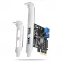 Axagon PCEU-232RS PCIe-controller 2x ext. + 2x int. USB 5Gbps