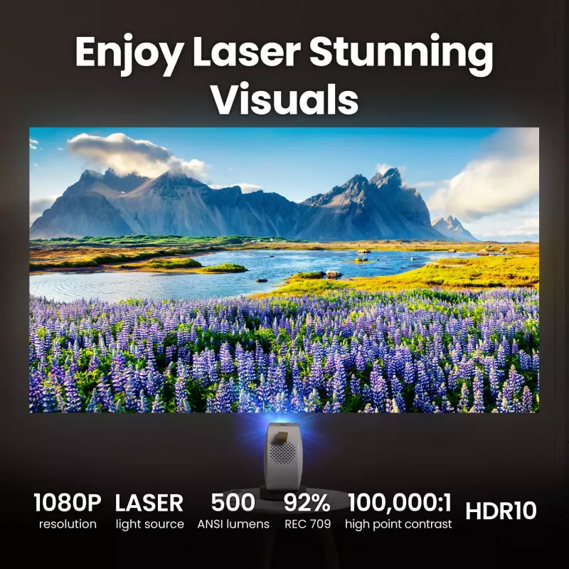 BenQ GV50 standard-throw-projector 500 ANSI-lumen DLP 1080p (1920x1080) wit