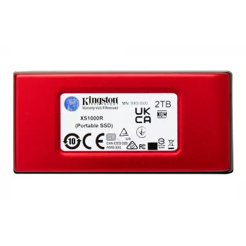 Kingston Technology 2TB XS1000 rode externe USB 3.2 Gen 2 draagbare solid-state-drive