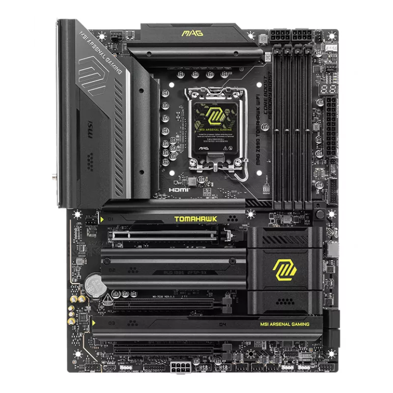 MSI MAG Z890 TOMAHAWK WIFI moederbord Intel Z890 LGA 1851 (Socket V1) ATX