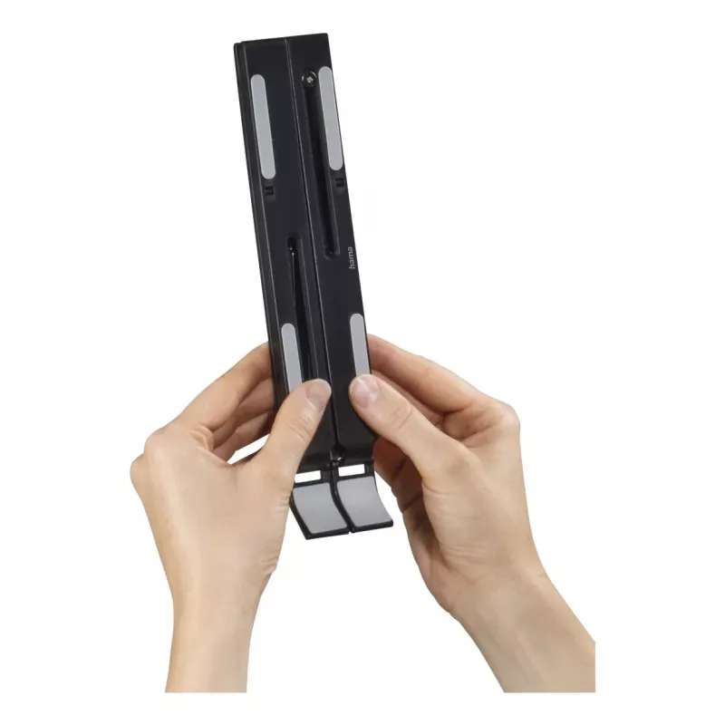 Hama Light opvouwbare laptopstandaard, 12 standen kantelbaar, tot 39,6 cm (15,6 inch), zwart