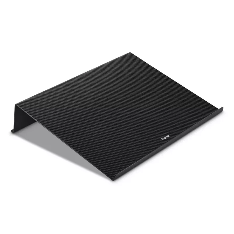 Hama Carbon laptopstandaard, carbonlook, tot 46,7 cm (18,4 inch), zwart