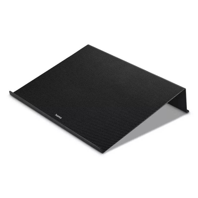 Hama Carbon laptopstandaard, carbonlook, tot 46,7 cm (18,4 inch), zwart