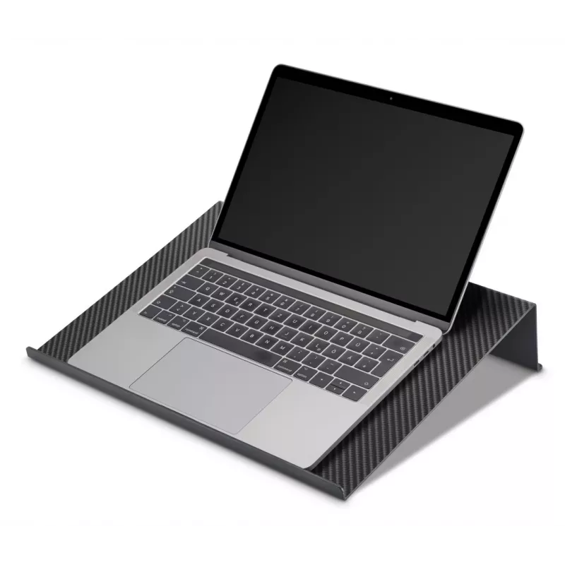 Hama Carbon laptopstandaard, carbonlook, tot 46,7 cm (18,4 inch), zwart