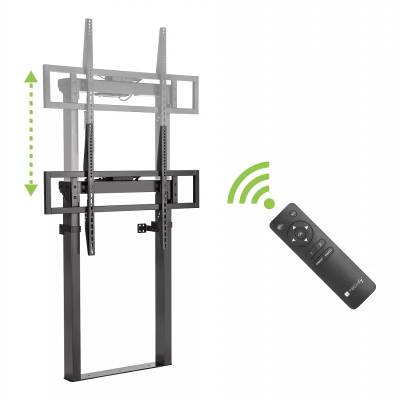 Techly ICA-TR68MW tv-beugel/standaard 2.54 m (100 inch) zwart