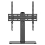 Techly ICA-LCD 323M bureaustandaard voor tv / monitor, 32–55 inch (81,3–139,7 cm), 40 kg, draaibaar, VESA 400x400, voet van gehard glas, zwart