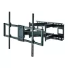 Techly slanke wandbeugel voor 60-120 inch lcd-led-tv zwart maximaal draagvermogen 120 kg