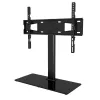 Techly ICA-LCD S07L tv-standaard, 32-65 inch (81-165,1 cm), 45 kg, VESA 600x400, voet van gehard glas, zwart