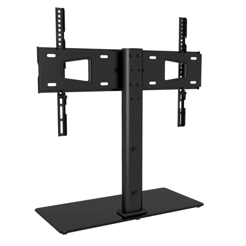 Techly ICA-LCD S07L tv-standaard, 32-65 inch (81-165,1 cm), 45 kg, VESA 600x400, voet van gehard glas, zwart