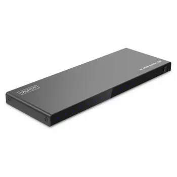 DIGITUS 1x8 HDMI-splitter. 4K/60Hz HDCP 2.3. EDID-besturing