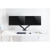 Techly ICA-LCD 462B monitorarm voor op het bureau, gasveer, 17-32 inch (43,2-81,3 cm), 9 kg, VESA 75x75/100x100, zwart