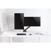 Techly ICA-LCD 462B monitorarm voor op het bureau, gasveer, 17-32 inch (43,2-81,3 cm), 9 kg, VESA 75x75/100x100, zwart