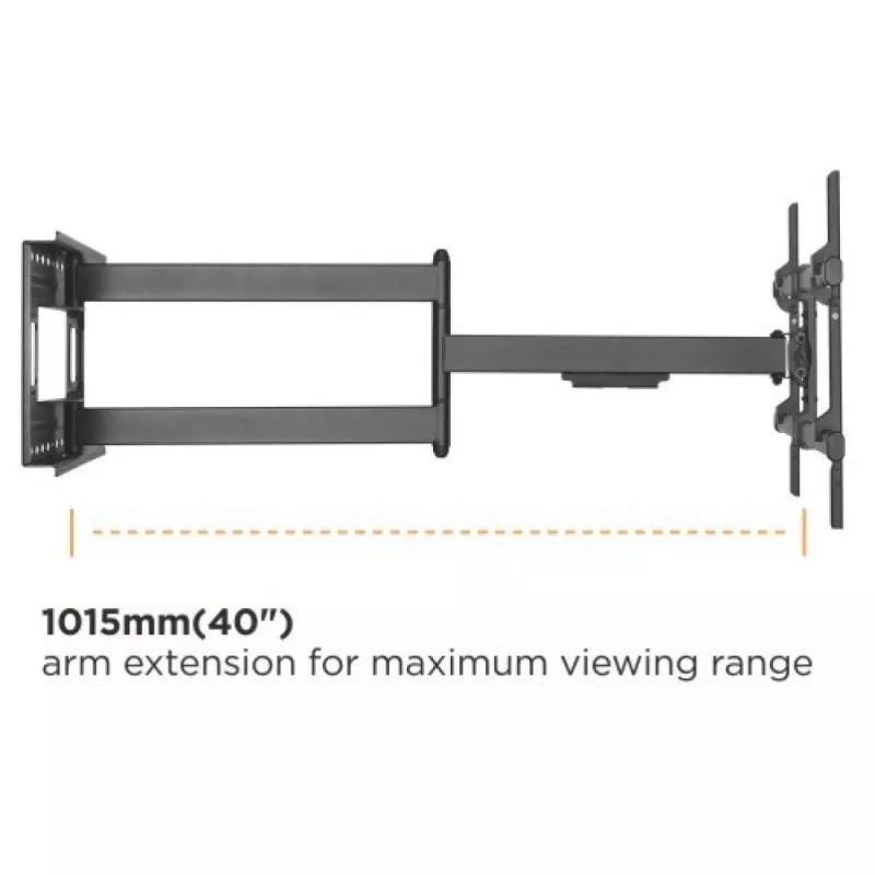 Techly ICA-PLB 490 TV-beugel/voet 2,03 m (80 inch) Zwart
