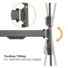 Techly ICA-PLB 490 TV-beugel/voet 2,03 m (80 inch) Zwart