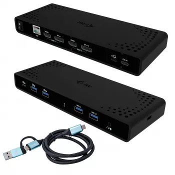 i-tec Universeel Dual 4K Display Docking Station + Power Delivery 85W