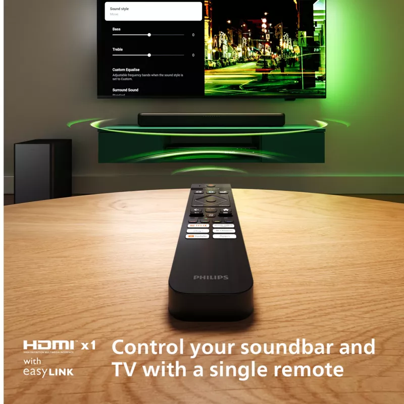 Soundbar-luidspreker Philips TAB5309/10 120 W