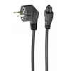 Gembird netkabel Schuko (CEE 7/7) naar C5, VDE, 0,5 m, bulk (PC-186-ML12-0.5M)