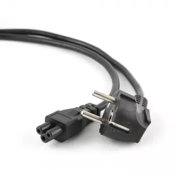 Gembird netkabel Schuko (CEE 7/7) naar C5, VDE, 0,5 m, bulk (PC-186-ML12-0.5M)