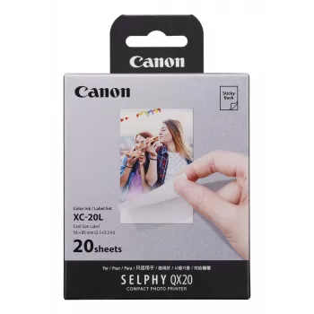Canon XC-20L, Thermosublimatiedruk, 5,4 x 8,5 cm, 20 stuks