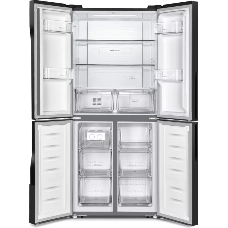 Gorenje G600 NRM818EMB side-by-side-koelkast vrijstaand 427 L zwart