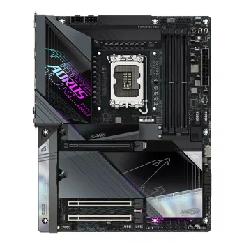 GIGABYTE Z890 AORUS MASTER moederbord - ondersteunt Intel Core Ultra (serie 2) CPU's, 18+1+2 fasen VRM, tot 9500 MHz DDR5 (OC), 2x PCIe 5.0 + 3x PCIe 4.0, Wi-Fi 7, 10GbE LAN, Thunderbolt 4