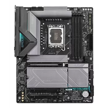 GIGABYTE Z890 EAGLE WIFI7 moederbord - ondersteunt Intel Core Ultra (serie 2) CPU's, 14+1+2 fasen VRM, tot 8800MHz DDR5 (OC), 1xPCIe 5.0 + 3xPCIe 4.0, Wi-Fi 7, 2,5GbE LAN, USB 4