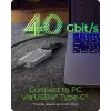 ICY BOX IB-1919M-C42 SSD-behuizing zilver M.2