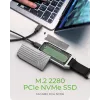 ICY BOX IB-1919M-C42 SSD-behuizing zilver M.2