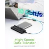 ICY BOX IB-180MS-C31 USB 3.2 Gen 2 (3.1 Gen 1) Type-C zwart