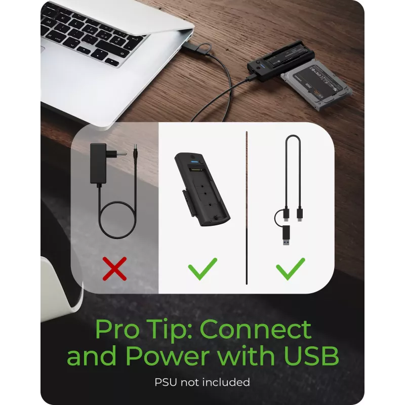 ICY BOX IB-180MS-C31 USB 3.2 Gen 2 (3.1 Gen 1) Type-C zwart