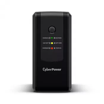 Uninterruptible power supply CYBERPOWER UT650EG, line-interactive UPS, 0,65 kVA (360 W), 3x Type-F-uitgangen, AVR, sinus-uitgangsspanning