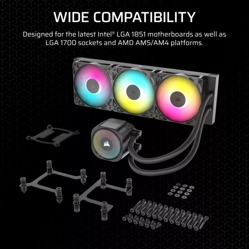 CORSAIR CPU-koeler - Nautilus 360 RS ARGB vloeistofkoeler