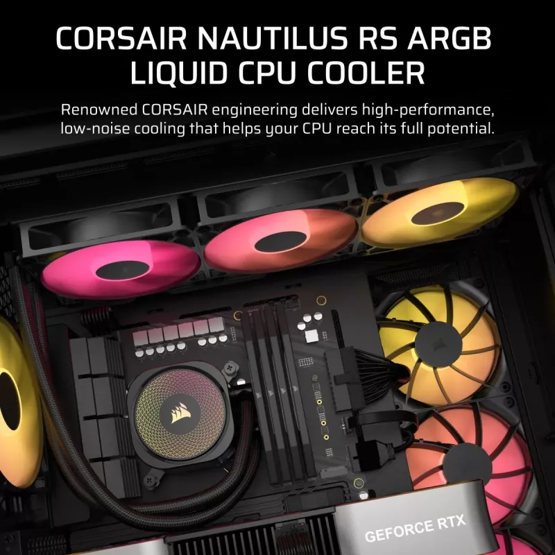 CORSAIR CPU-koeler - Nautilus 360 RS ARGB vloeistofkoeler