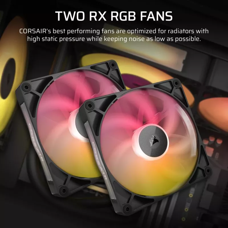CORSAIR CPU-koeler - iCUE LINK TITAN 280 RX RGB AIO vloeistofkoeler