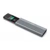 DIGITUSB USB-behuizing voor harde schijf - NVMe 10 Gbit/s USB 3.2 Gen 2 aluminium gereedschapsloos