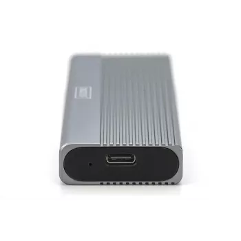 DIGITUS USB-behuizing voor harde schijf - NVMe + SATA 10 Gbit/s (NVMe) 6 Gbit/s (SATA) USB 3.1 Gen2 aluminium gereedschapsloos