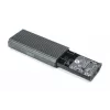 Digitus USB M.2 behuizing voor SSD extern NVMe 40Gbps USB 4.0 aluminium gereedschapsloos DA-71158