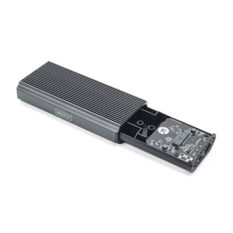 Digitus USB M.2 behuizing voor SSD extern NVMe 40Gbps USB 4.0 aluminium gereedschapsloos DA-71158