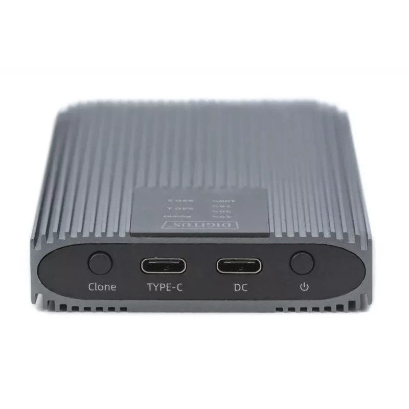 DIGITUS NVMe kloonstation - NVMe 20Gbits USB 3.2 Gen2 aluminium gereedschapsloos