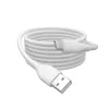 DIGITUS USB-C siliconen oplaadkabel USB-A – USB-C USB 2.0 60W – 50 cm Wit