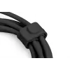 DIGITUS USB-C siliconen oplaadkabel USB-A - USB-C USB 2.0 60W - 2m zwart