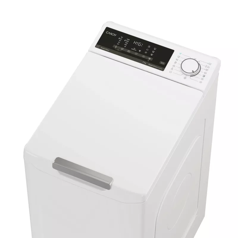 Candy TCA274TM4-S wasmachine bovenlader 7 kg 1200 t/min wit