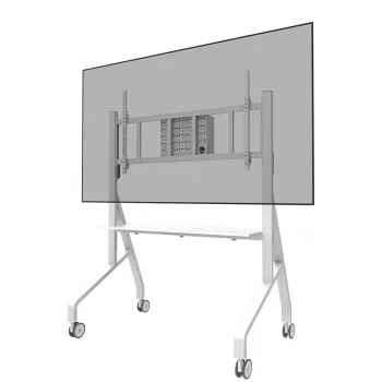 Neomounts FL50-575WH1 tv-rolwagen 65-115 inch - snelle installatie - TÜV