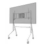 Neomounts MOVE Go XL FL50-575WH1 tv-trolley, 65-110 inch, max. 125 kg, VESA 100x100-1100x600, hoogte verstelbaar 129-139 cm, afsluitbaar, snelle installatie, TÜV-gecertificeerd, wit