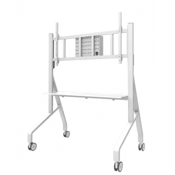 Neomounts FL50-575WH1 tv-rolwagen 65-115 inch - snelle installatie - TÜV