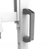 Neomounts MOVE Go XL FL50-575WH1 tv-trolley, 65-110 inch, max. 125 kg, VESA 100x100-1100x600, hoogte verstelbaar 129-139 cm, afsluitbaar, snelle installatie, TÜV-gecertificeerd, wit