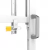 Neomounts MOVE Go XL FL50-575WH1 tv-trolley, 65-110 inch, max. 125 kg, VESA 100x100-1100x600, hoogte verstelbaar 129-139 cm, afsluitbaar, snelle installatie, TÜV-gecertificeerd, wit